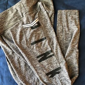 PINK small grey leggings